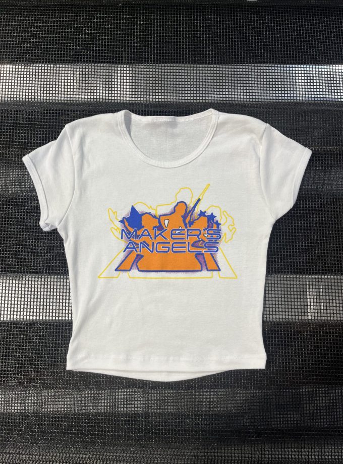 MAKER'S ANGELS CROPPED TEE