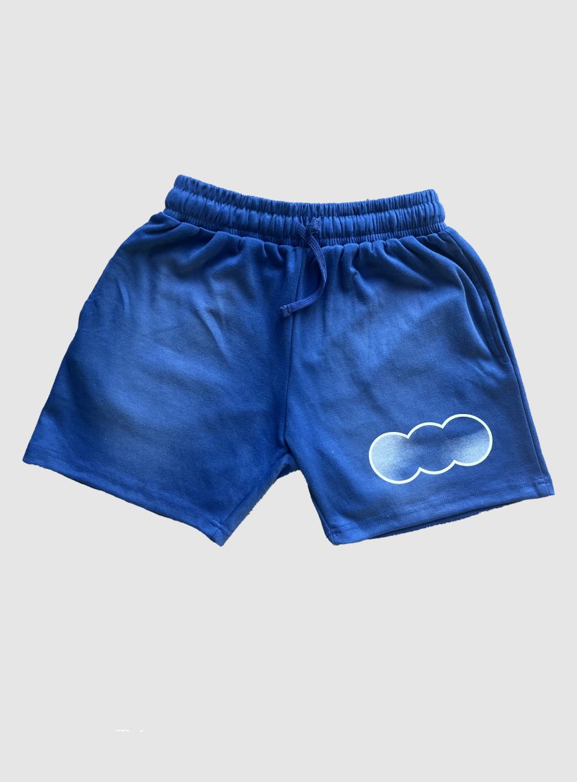 LOGO SHORTS - BLUE - Image 3