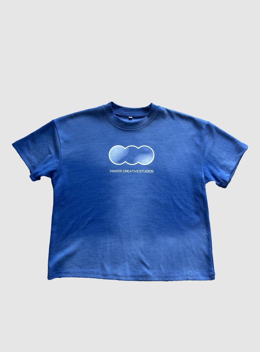 LOGO TEE - BLUE - Image 4